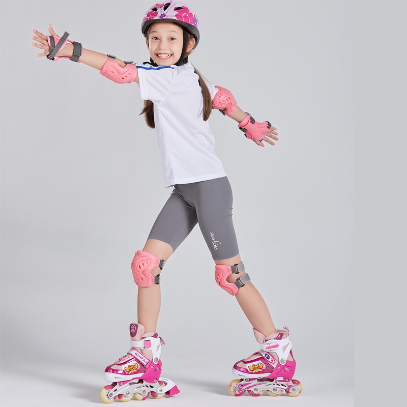 Durable Premium KUFUN 6PCS/set Child Skateboard Skating protective gear Knee Pads Elbow Hand Protect Biking Climbing ... - Image 5