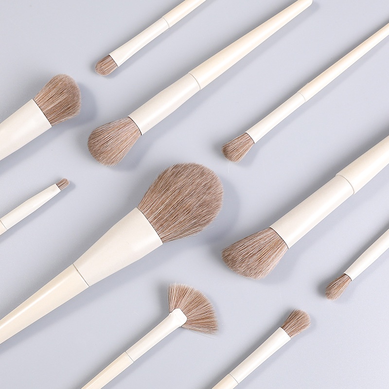ZERO 10 Pcs Eyeshadow Foundation Blush Makeup Brush Set Nose Shadow Powder Concealer Brush Makeup Brush Set Makeup Tools