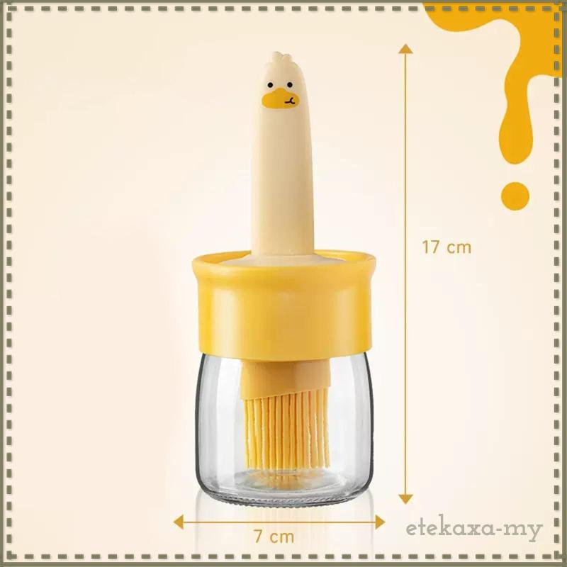 Multi Quality Sauce Cream Bottle Oil Brush Set Portable Brushing Grilling Container Dispenser B - Image 2