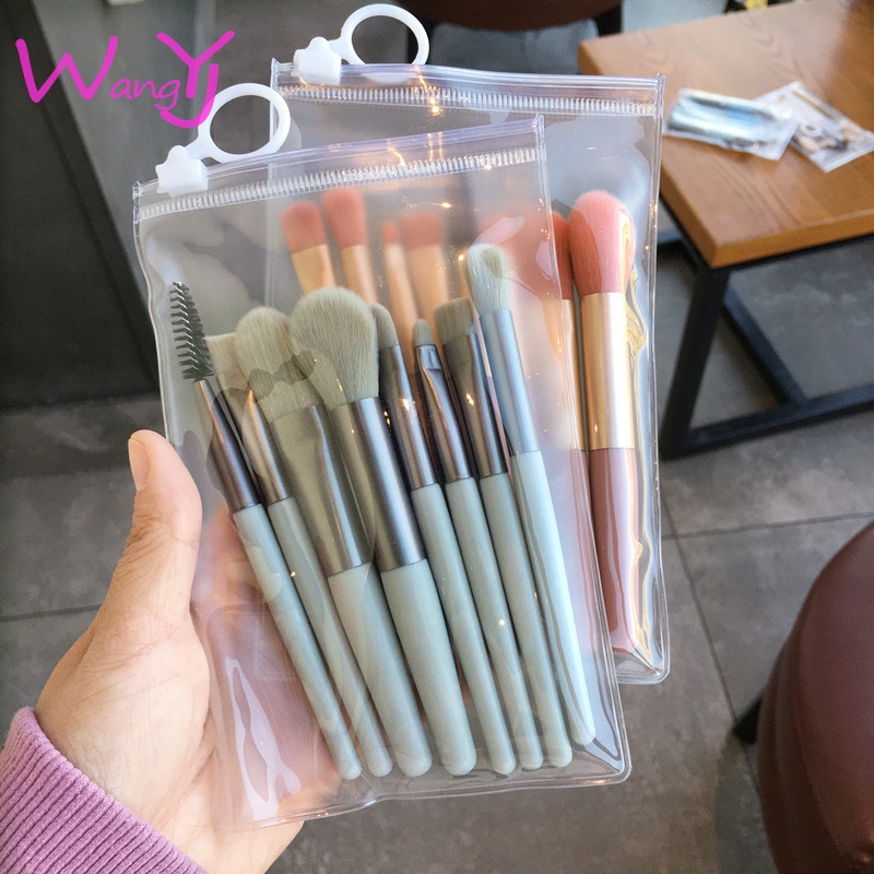 Duty Hardware 8 Mini Makeup Brush Set Ins Eye Shadow Foundation Blush Beauty Tool Workshop - Image 2