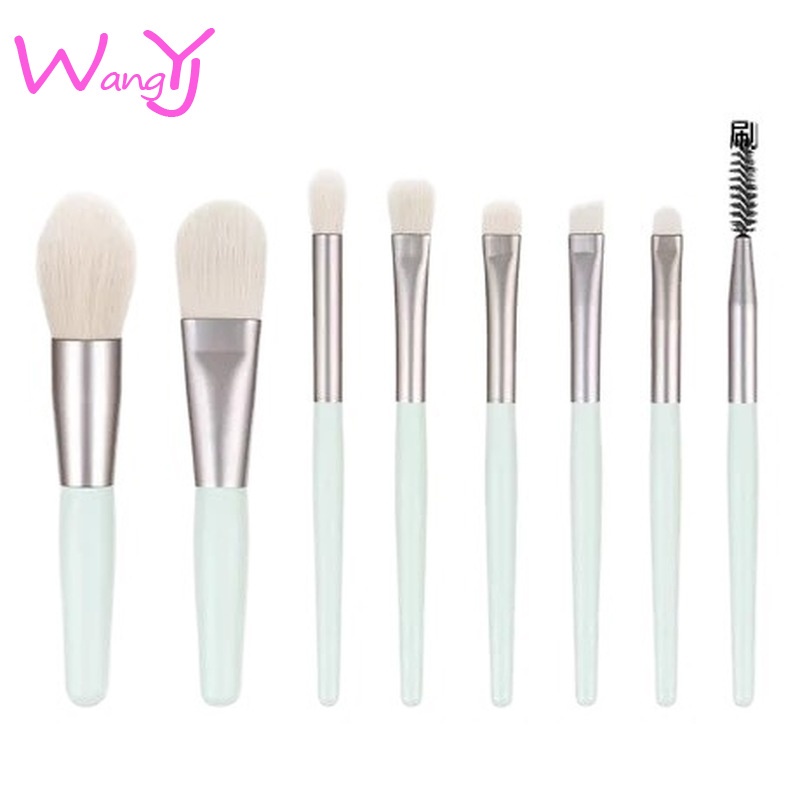 Duty Hardware 8 Mini Makeup Brush Set Ins Eye Shadow Foundation Blush Beauty Tool Workshop - Image 3