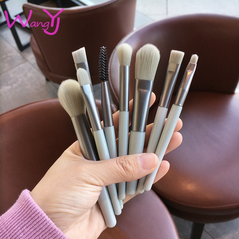 Duty Hardware 8 Mini Makeup Brush Set Ins Eye Shadow Foundation Blush Beauty Tool Workshop - Image 5