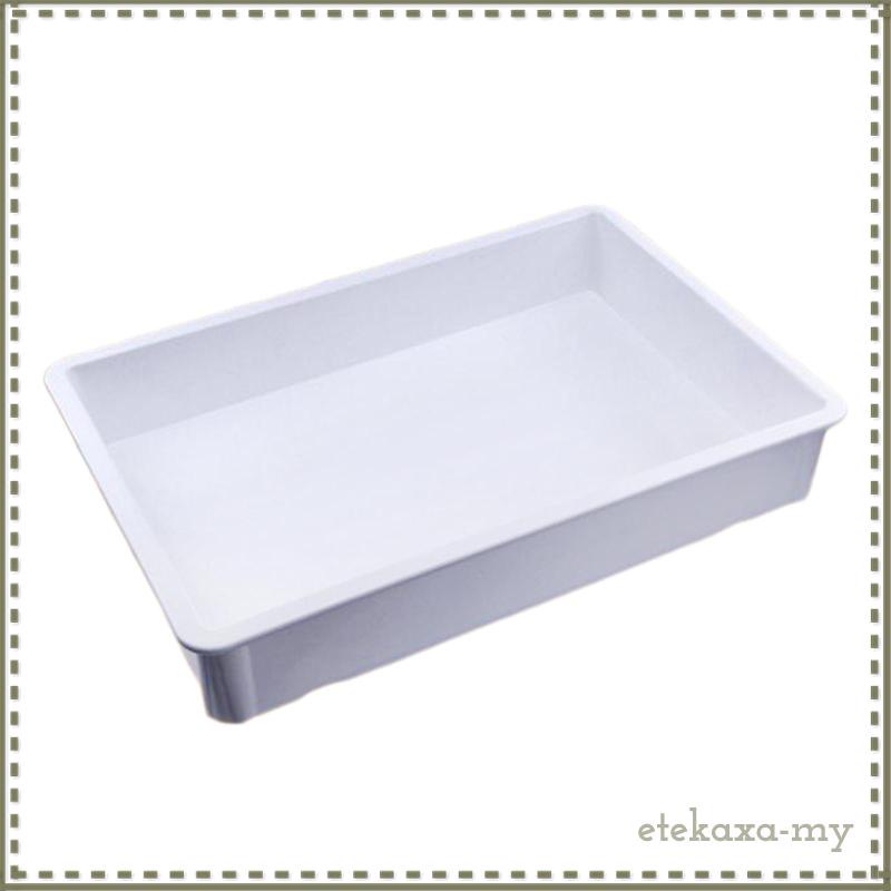 Food Kitchen Stackable Pizza Tray Bread Box Lid Proofing Durable Prep - Image 2