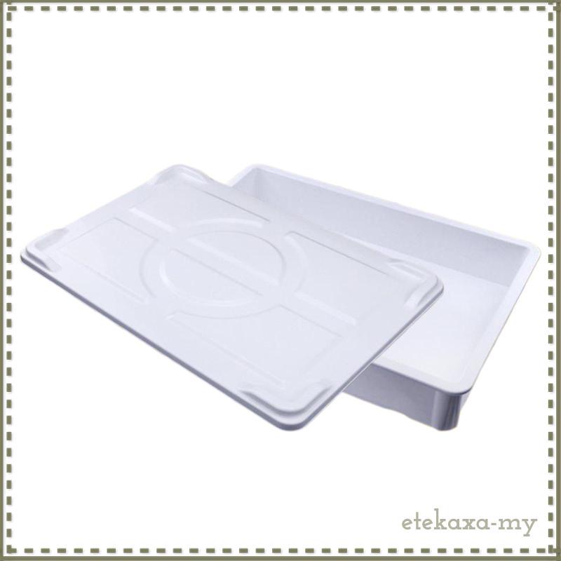Food Kitchen Stackable Pizza Tray Bread Box Lid Proofing Durable Prep - Image 3