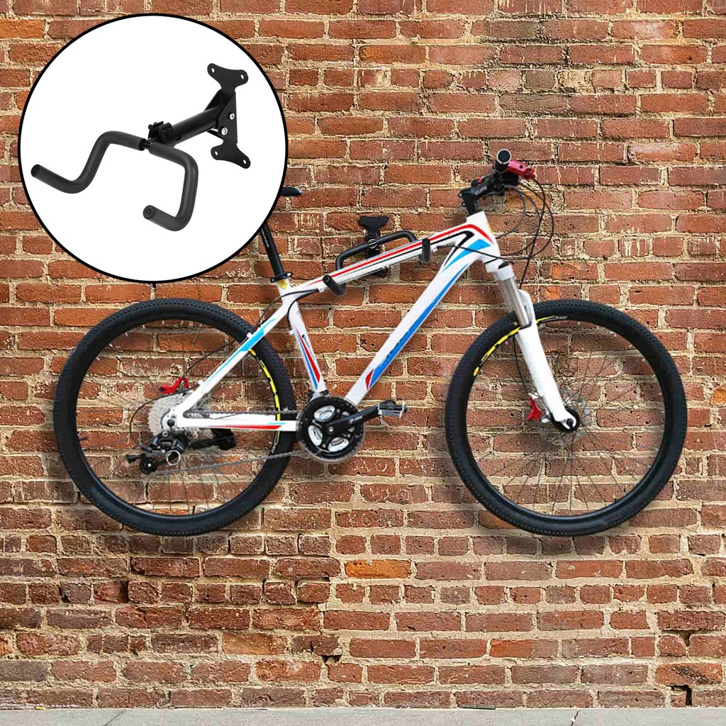 Have Must Bike Storage Rack 360 Adjustable Hook Wall Mount Vertical Bicycles Hanger Home Space Saving Up 110l - Image 5