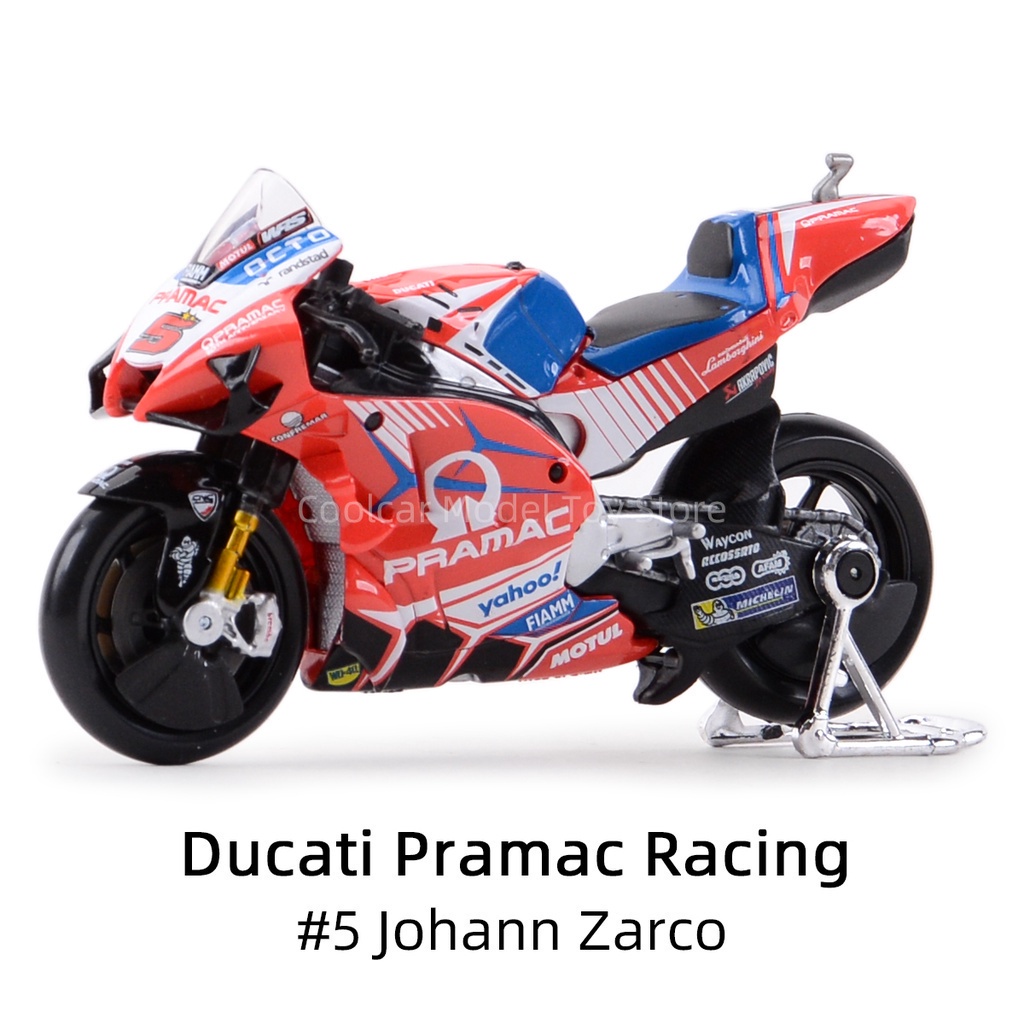 Premium Essential Maisto 1:18 2021 GP Racing Red Bull KTM Factory Die Cast Vehicles Collectible Motorcycle Model Toys - Image 2