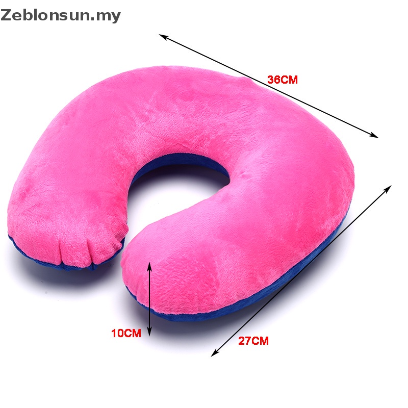 Air Accessory (bag) 1Pc Inflatable Travel Neck Pillow PVC U-Shape Soft Car Headrest - Image 5