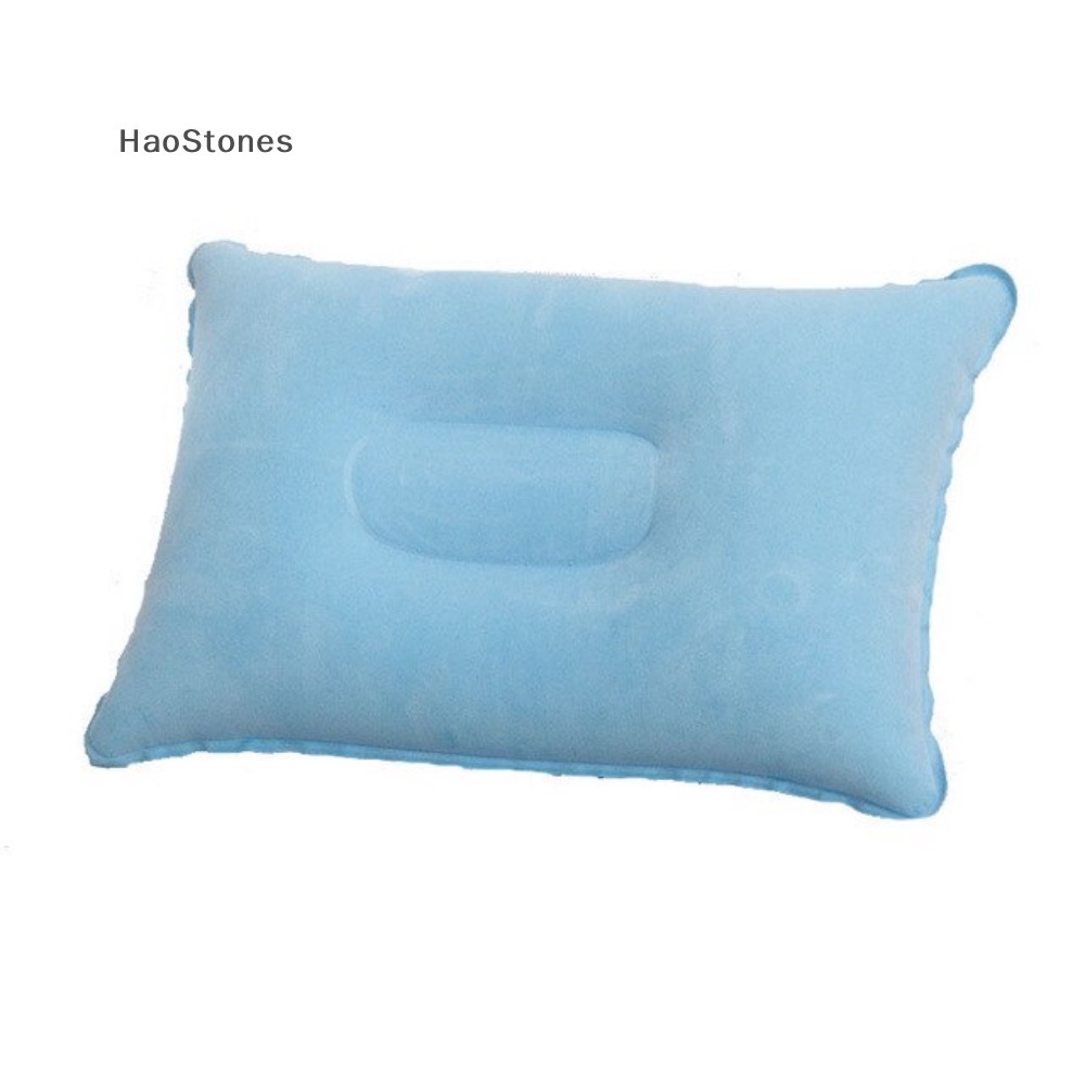 Premium Must HaoStones PVC Portable Ultralight Inflatable Air Pillows Neck Support Headrest Camping Sle MY - Image 2
