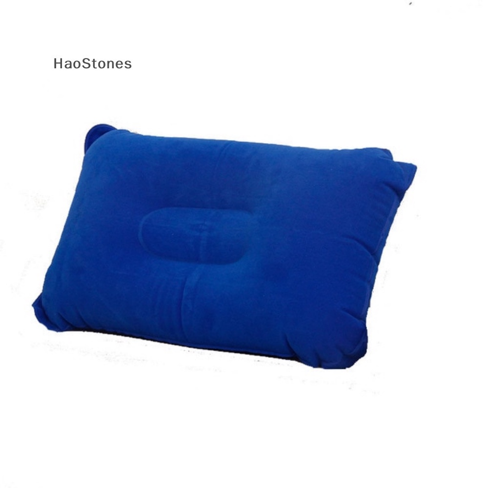 Premium Must HaoStones PVC Portable Ultralight Inflatable Air Pillows Neck Support Headrest Camping Sle MY - Image 3