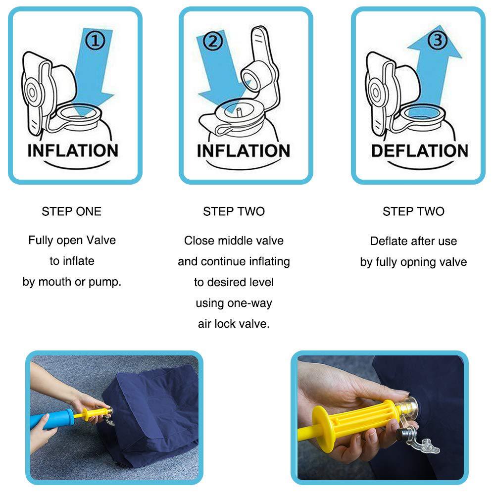Reliable Have Useful Inflatable Portable Travel Footrest Pillow Plane Train Kids Bed Foot Rest Pad Versatile Multi - Image 2