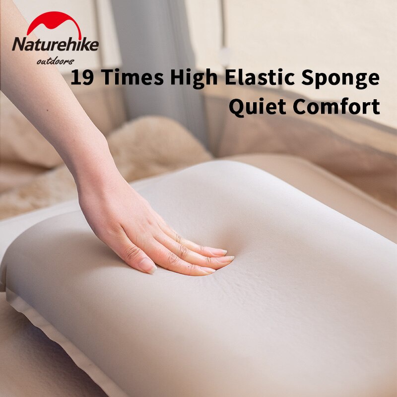 Must Have Naturehike Ultralight Inflatable Pillow Elastic Sponge Mute Outdoor Travel Camping Tent Office Rest Sleeping - Image 2