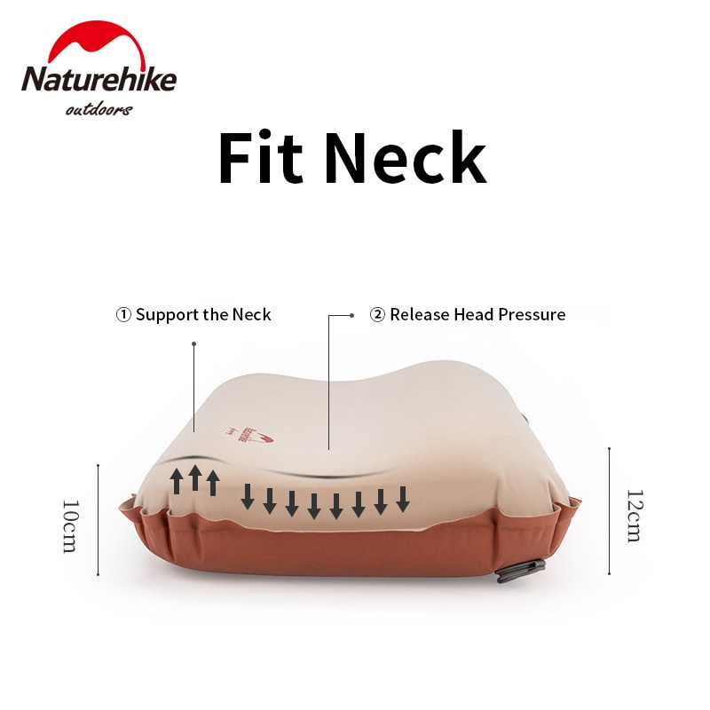Must Have Naturehike Ultralight Inflatable Pillow Elastic Sponge Mute Outdoor Travel Camping Tent Office Rest Sleeping - Image 3