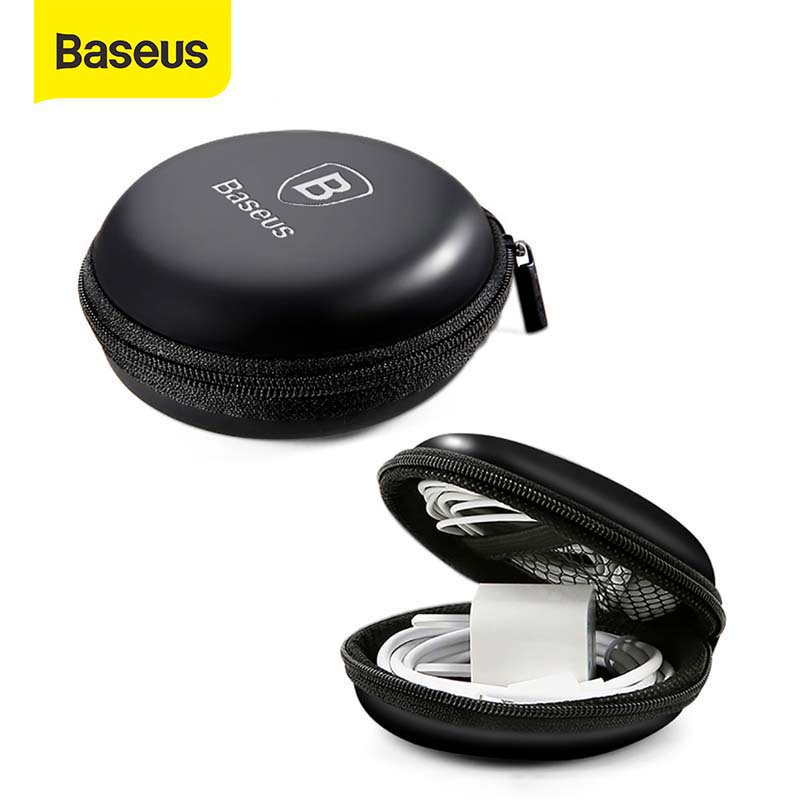 Chic Trendy Baseus Earphone Portable Storage Bag Cable Charger Accessory Style - Image 4