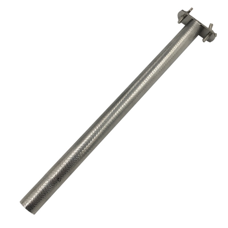 Essential Multi SYD Parrot Perch Stainless Steel Rod Stand Rhombic Pattern Pet Birds