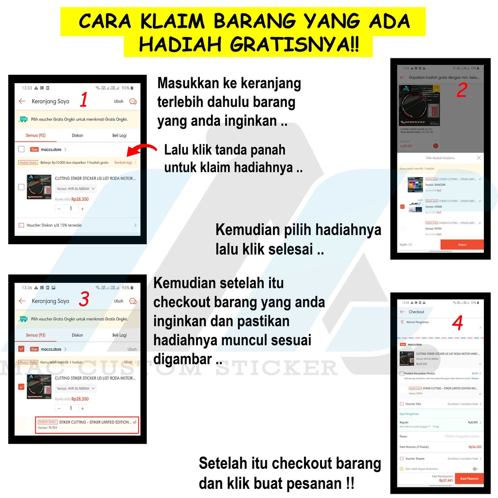 Quality Have Cutting STICKER LIS LIST MOTOR Wheel VARIO 110 125 150 Motorcycle Accessories SCHOTL Purpose - Image 3