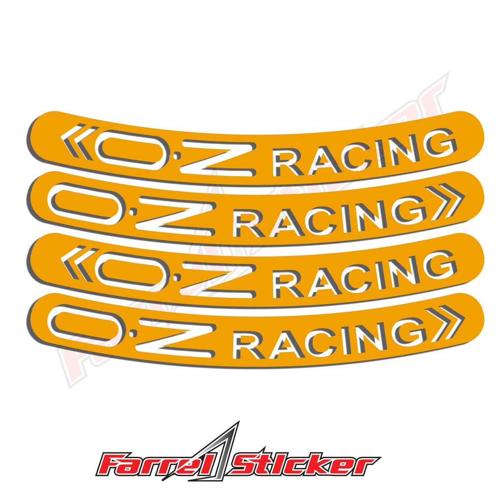 Premium Multi Oz racing sticker Rim - Image 3
