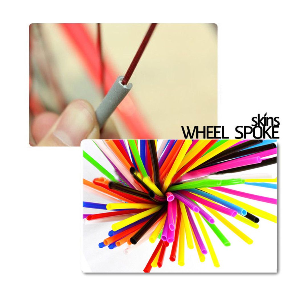 Versatile Must SUQI 36Pcs New Rims Skins Motocross Covers Wheel Spoke Wraps Motorcycle Decoration Guard ES Bike Prote... - Image 3