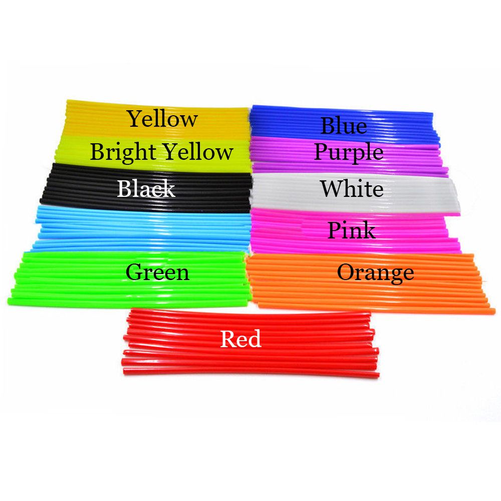 Versatile Must SUQI 36Pcs New Rims Skins Motocross Covers Wheel Spoke Wraps Motorcycle Decoration Guard ES Bike Prote... - Image 5