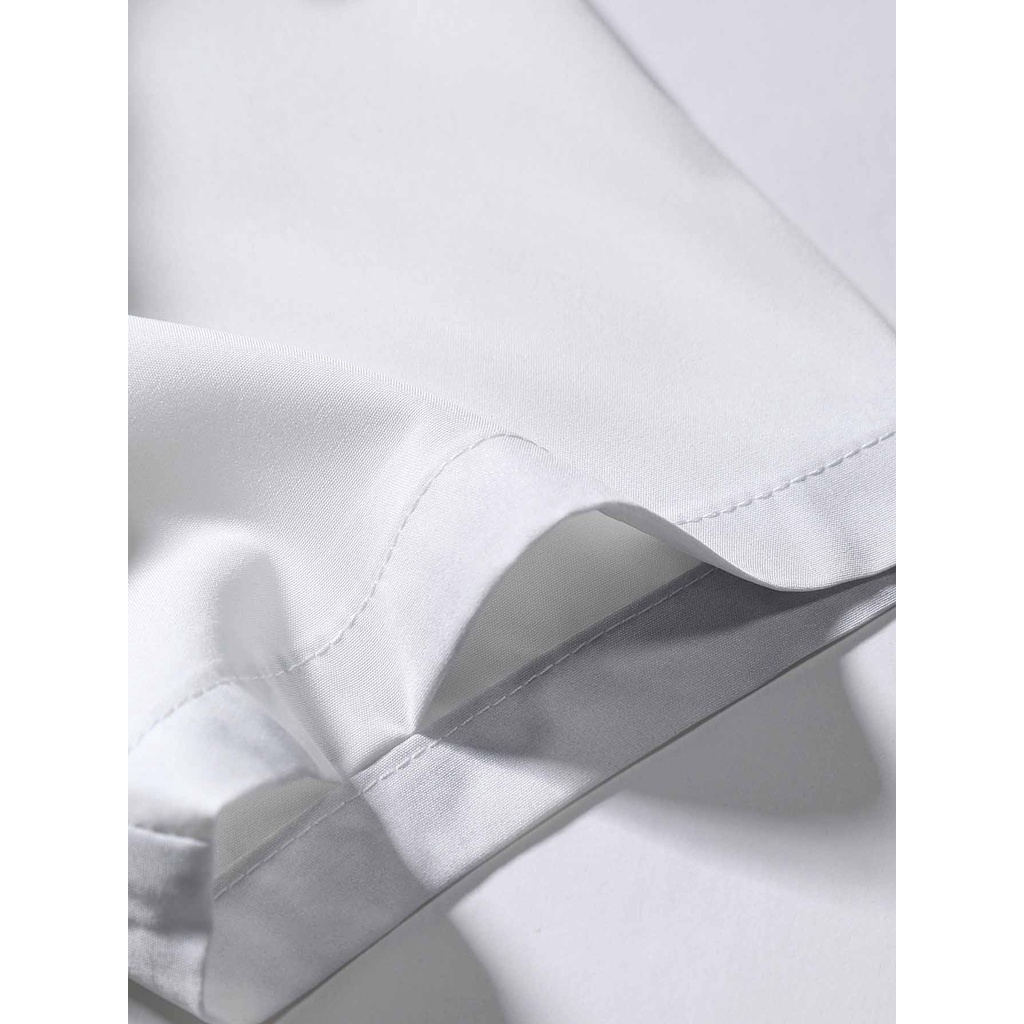 Quality Must 2023 New Men's Chinese Style Stand Collar Short Sleeve Button Cotton Solid Color Casual Floral Shirt Plu... - Image 4