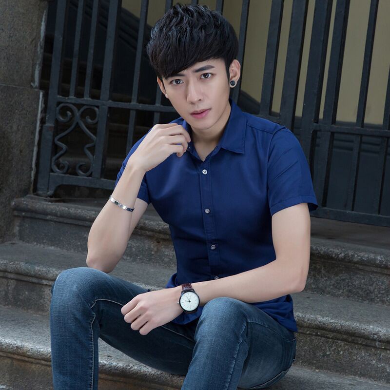 Have Purpose New men's short-sleeved floral shirt casual plus size：M-5XL fashion Printed business Reliable Essential - Image 3