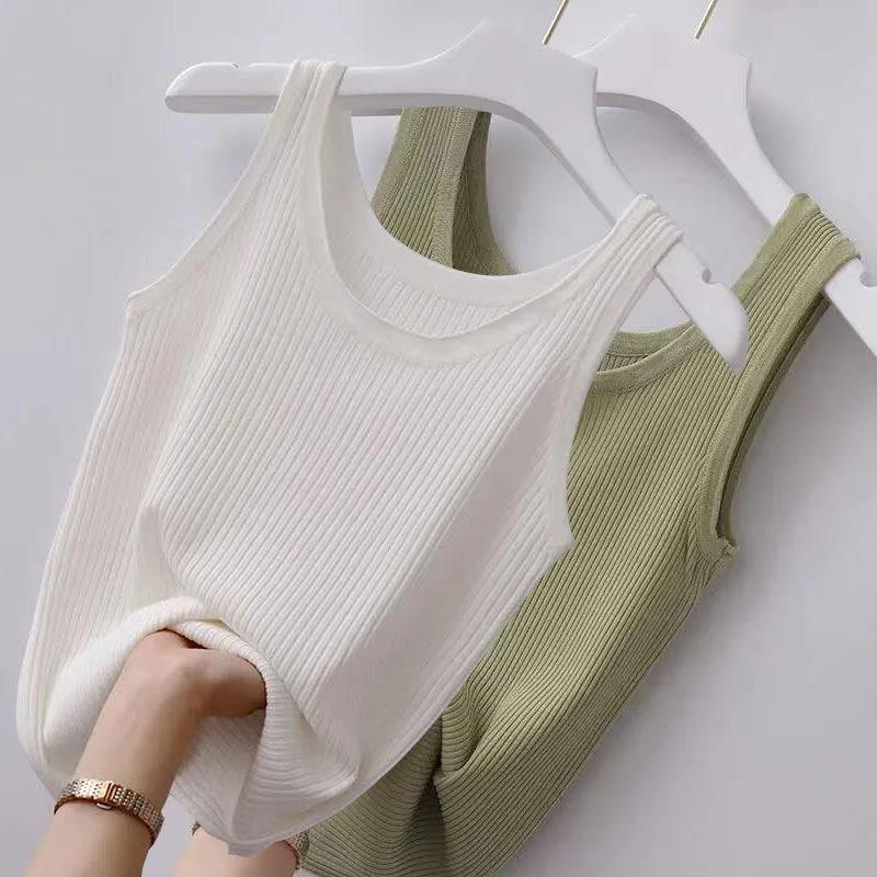 Reliable Purpose Singlet Women's Tanks & Camisoles Tops Suspender Female Oversize Slim Sleeveless 40-100kg Premium - Image 2