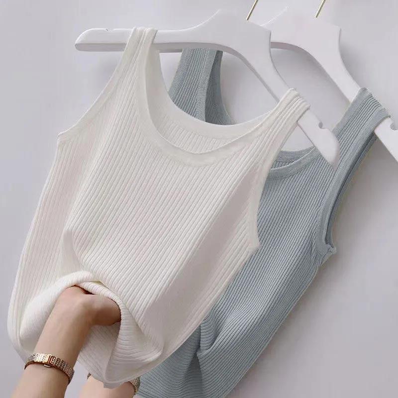 Reliable Purpose Singlet Women's Tanks & Camisoles Tops Suspender Female Oversize Slim Sleeveless 40-100kg Premium - Image 3