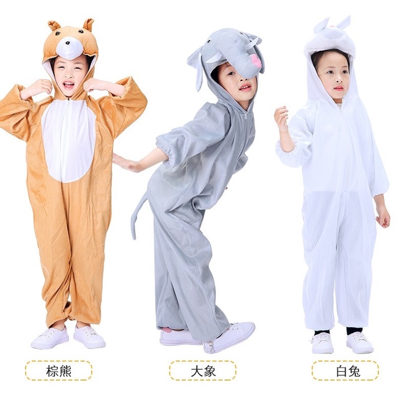 Must Have Kids Animal Dinosaur Costume Christmas Onesies Pajamas Monkey Duck Goat Cow Rabbit Ladybug Cosplay Costume... - Image 2
