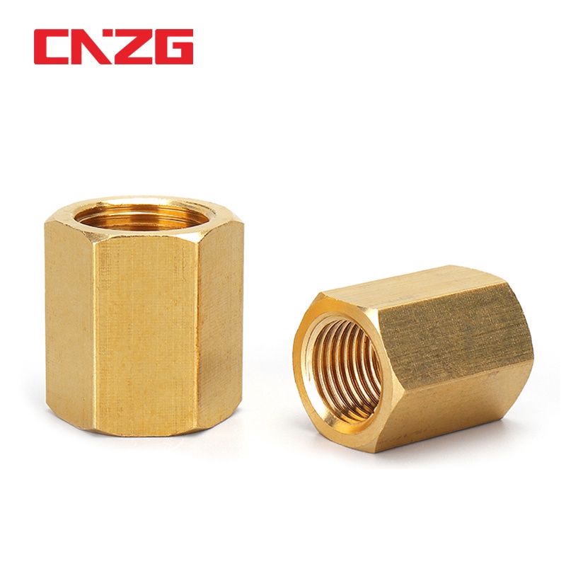 Quality Must Brass Pipe Fitting Copper Hose Hex Coupling Coupler Fast Connetor Female Thread 1/8 1/4 3/8 1/2 3/4 Wate... - Image 3