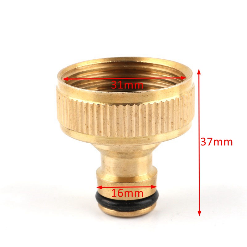 Multi Premium 1pc Brass 1/2" 3/4“ 1 Inch Thread Quick Connector Garden Irrigation Faucet Nozzle Adapter Water Joints - Image 2