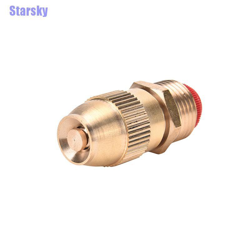 Quality Must Starsky Adjustable Water Flow Brass Spray Misting Nozzles Garden Head - Image 4