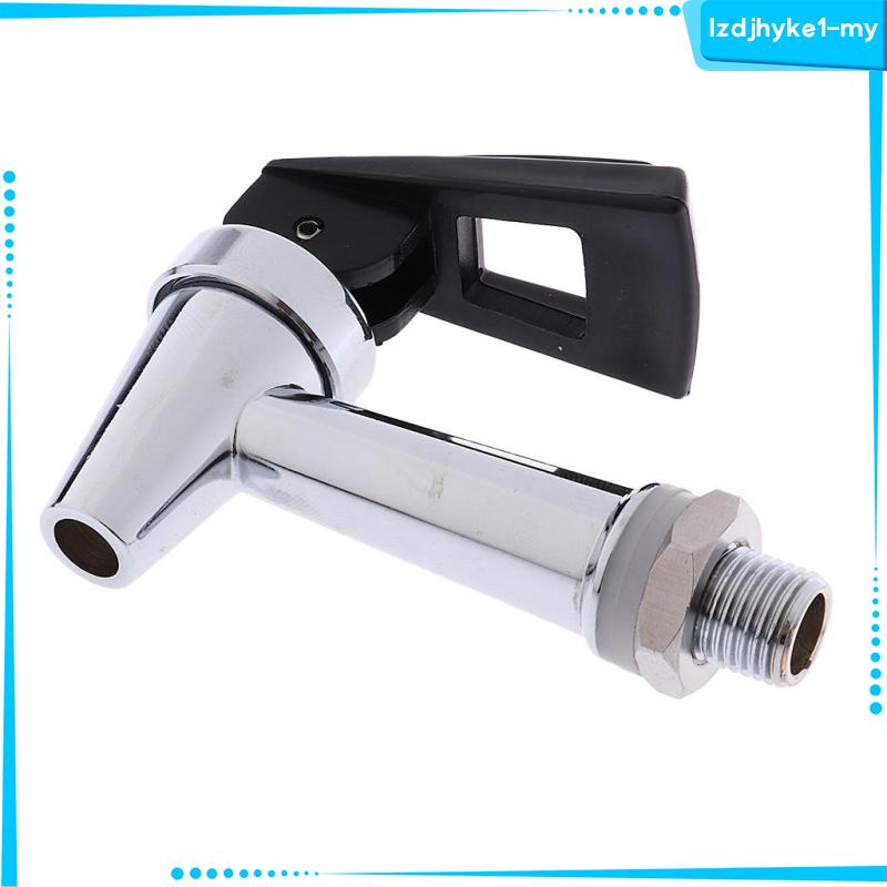 Multi Versatile SafeTrip Brass Coffee Hot Drink Faucet Bar Flow Control Tap Silver 1/4 Inch 12mm - Image 4