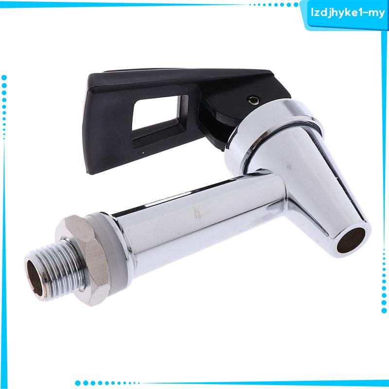 Multi Versatile SafeTrip Brass Coffee Hot Drink Faucet Bar Flow Control Tap Silver 1/4 Inch 12mm - Image 5