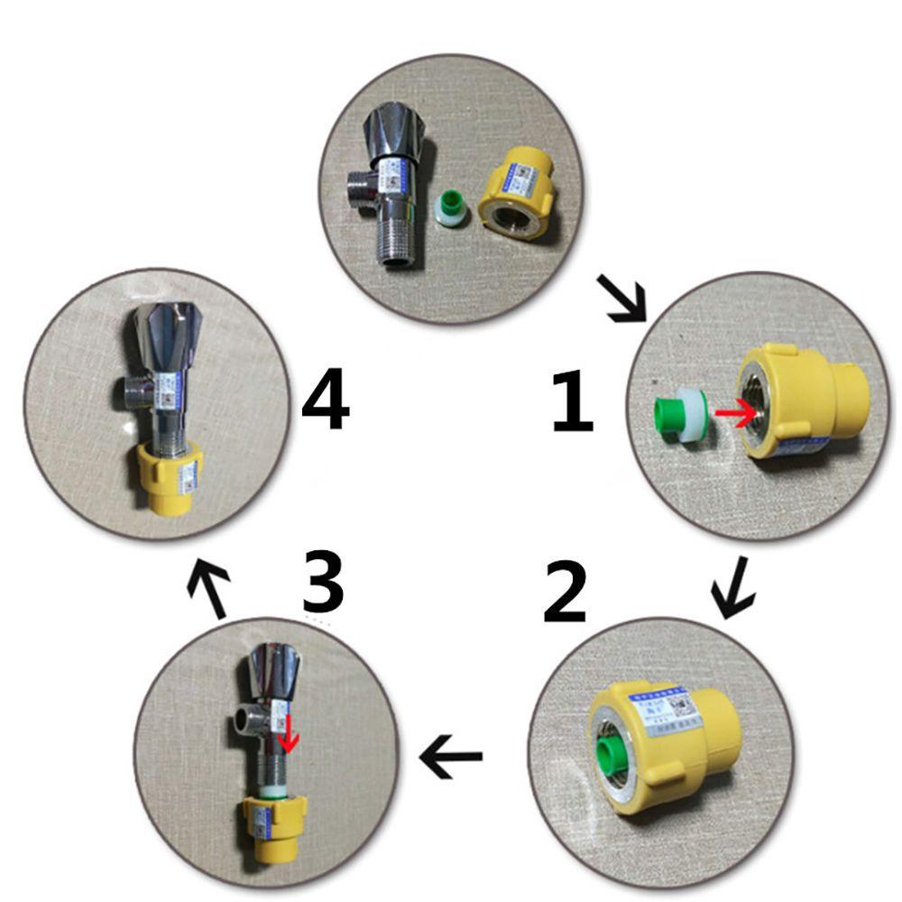 Have Must QQMALL 10pcs Pipe Fitting End Cap Leak-proof Plumbing Accessories Plugs Sealing Ring PPR Gasket Faucet Valv... - Image 4