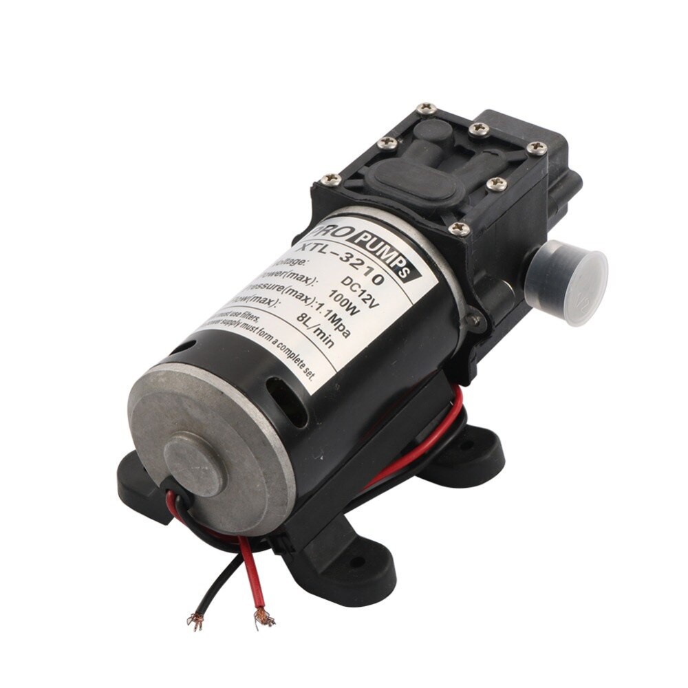 Quality Have 1set 8L/Min Water High Pressure Diaphragm Self Priming Pump DC 12 V 100 W 1/2" Garden Irrigat Premium Pu... - Image 5