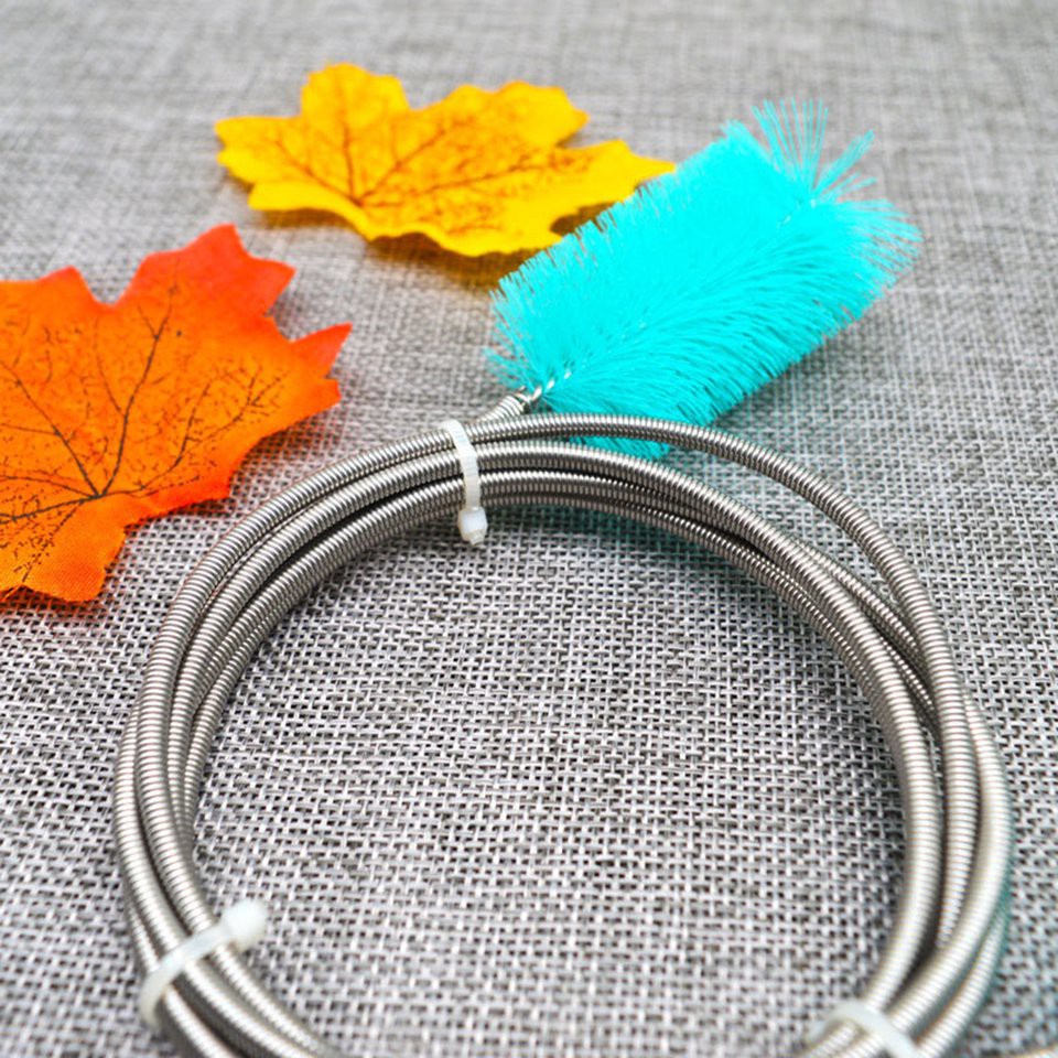 Essential Reliable #DY Stainless Steel Tube Cleaning Brush Single End Flexible Aquarium Fish Tank Filter Pump Hose Pi... - Image 5