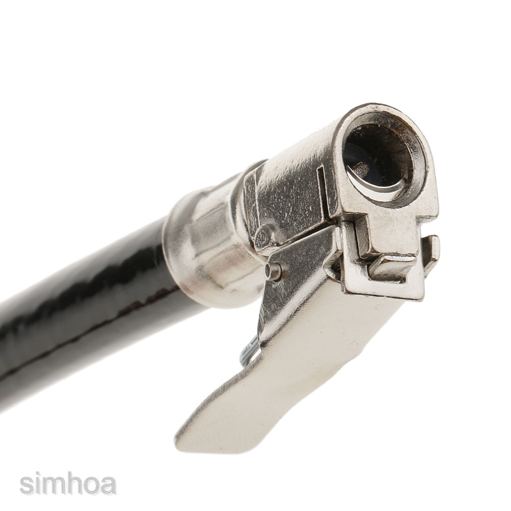 Versatile Multi Motorcycle Car Tyre Air Pump Inflator 1/4\" Rubber Pipe Hose & Zinc Valve Purpose Premium - Image 3