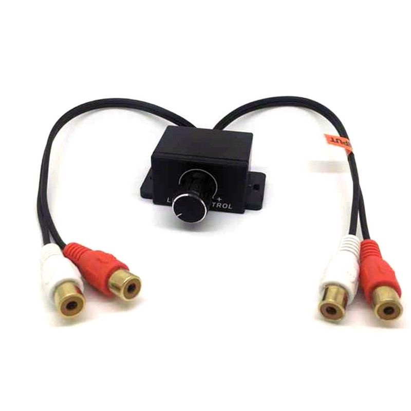 Have Reliable <PT>Universal Home Car Audio Amplifier Bass RCA Gain Level Volume Control Knob LC-1 Versatile Essential - Image 4
