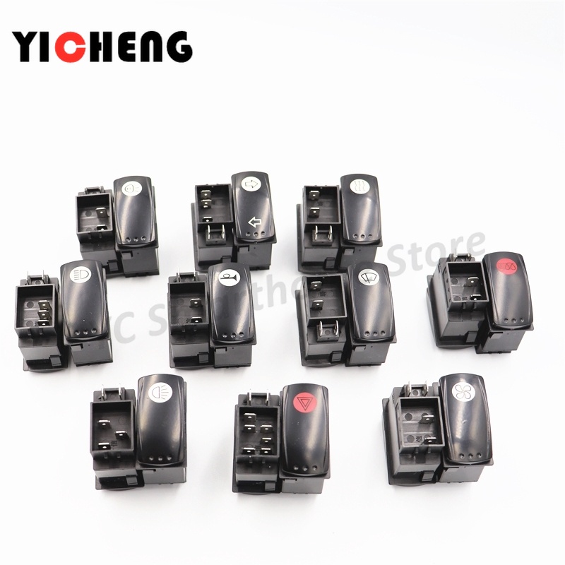 Have Durable 1pcs High quality waterproof dustproof rocker switch engineering vehicle/agricultural vehicle/Boat LED l... - Image 5