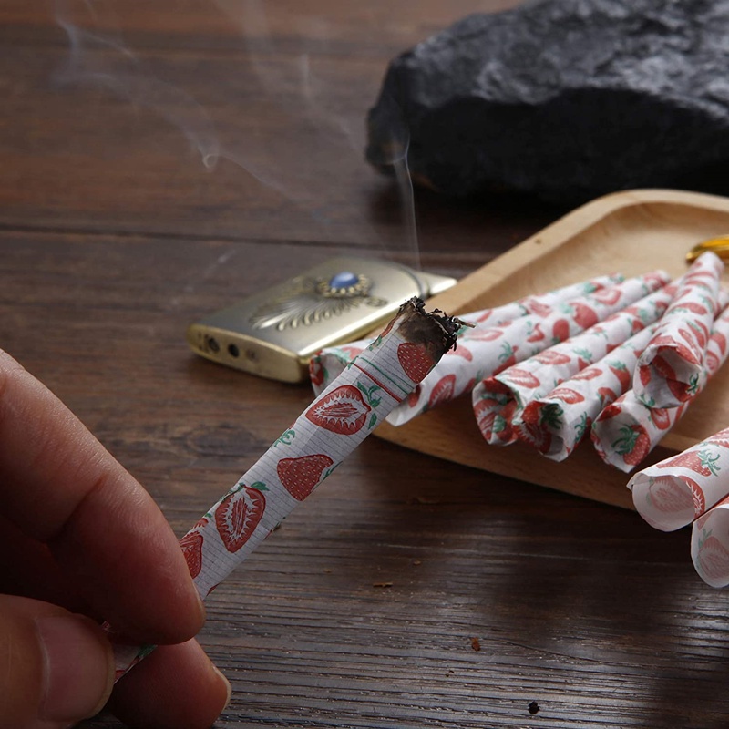 Versatile Premium Rolling Papers King Size 110mm Pre Rolled Cones Tips Fruit Flavored 72 Pack Horn Tube Roll Box Clga... - Image 3