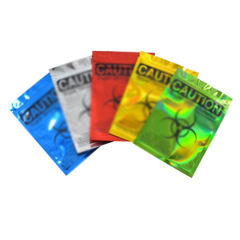 Travel Portable 100pcs Mylar Bags 3.5g CBD Pouch Bag Smellproof Touch Film Ziplock Packaging Self Seal Waterproof Zip... - Image 4