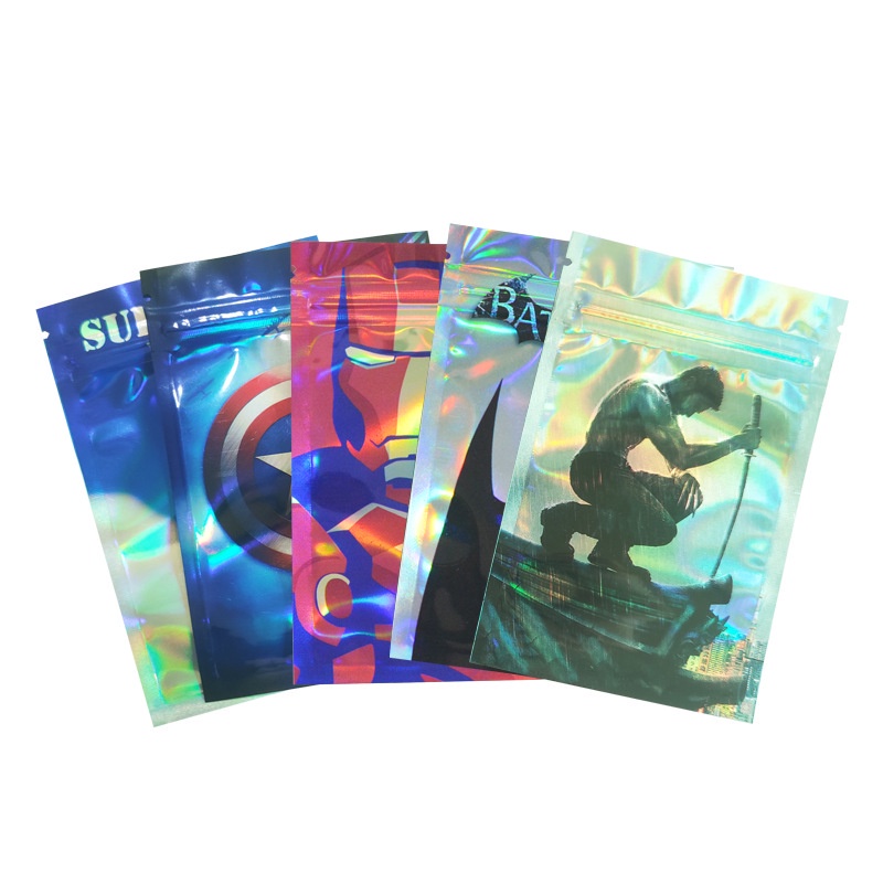 Travel Portable 100pcs Mylar Bags 3.5g CBD Pouch Bag Smellproof Touch Film Ziplock Packaging Self Seal Waterproof Zip... - Image 5