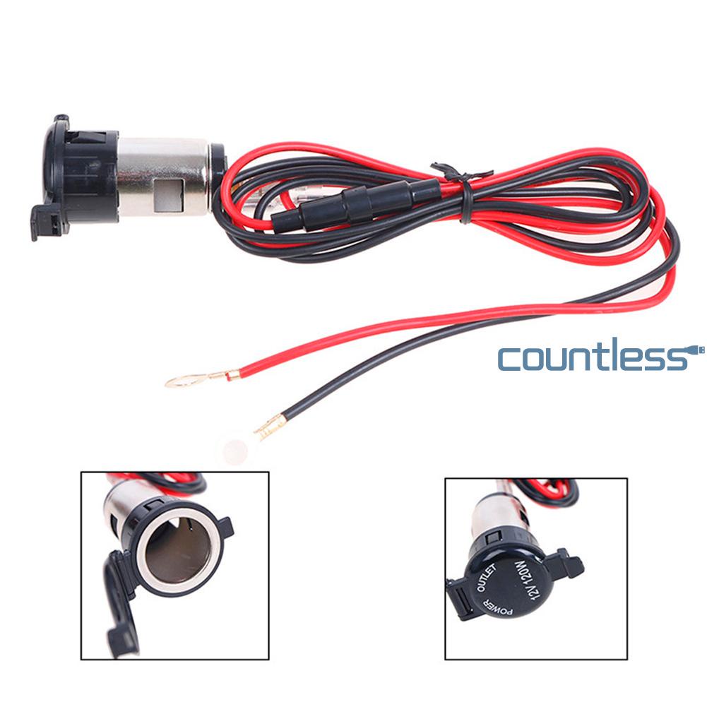 Must Purpose 【HOT】12V 120W Auto Charger Plug Outlet Parts Power Adapter Socket Motorcycle Car-COU Premium - Image 3