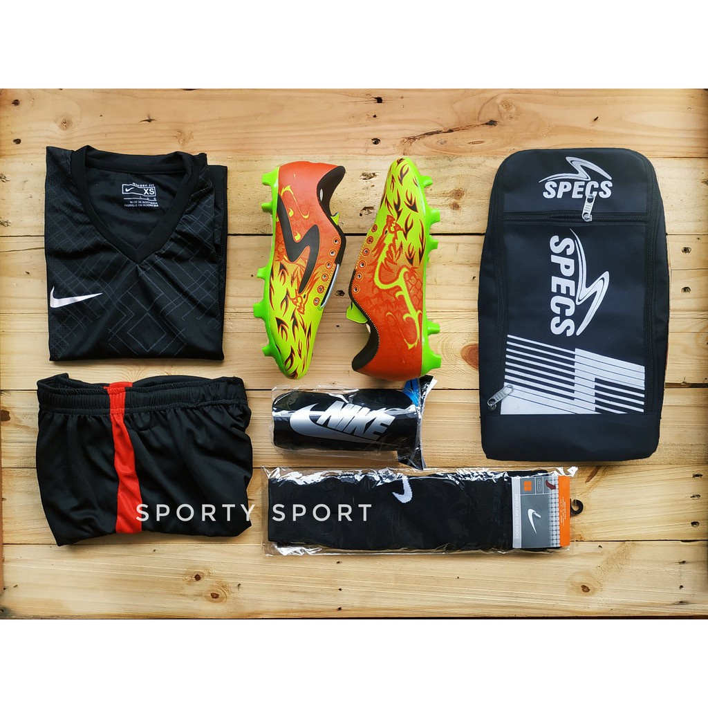 Breathable Training Children's Ball Complete Package 5 Soccer Shoes Specss BONUS JERSEY Size 29 30 31 32 33 34 35 36 37 - Image 3