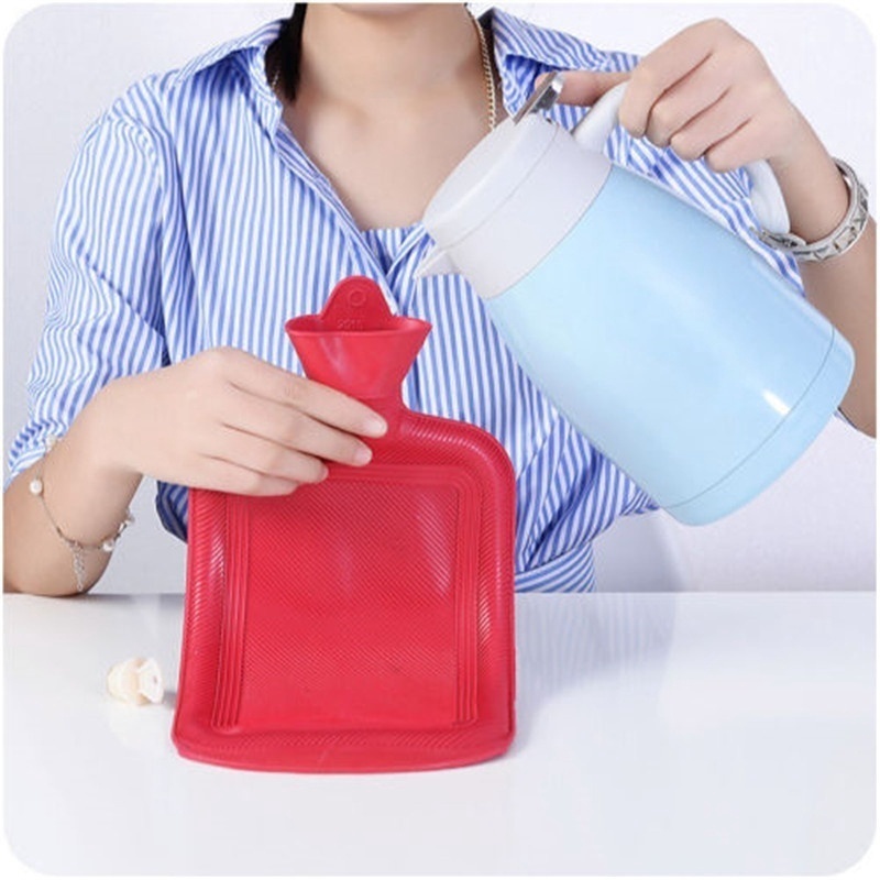 Style Travel Thick Rubber Hot Water Bottle Bag Warm Relaxing Heat Cold Therapy Accessory Chic - Image 2