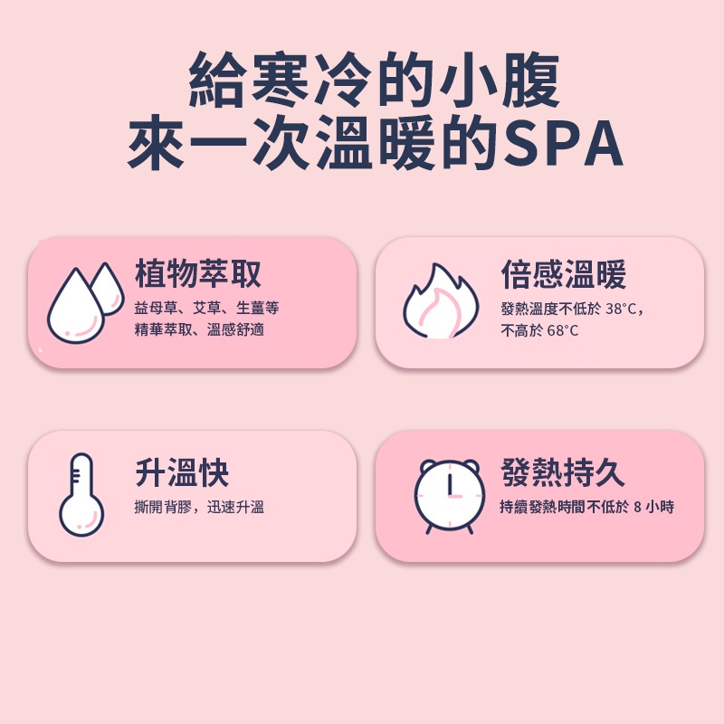 Quality Premium BDAC WP102 7pcs Patch Menstrual Sendiri Pemanas untuk Meringankan Sakit Perut Ketika Haid Warm Period... - Image 5