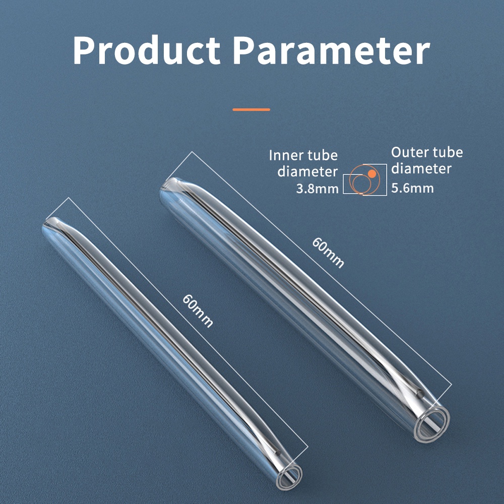 Premium Must 100pcs Fiber Heat Shrink Tube Single Steel Needle Optical Shrinkable 60mm Optic Splicing Protectio Quality - Image 2