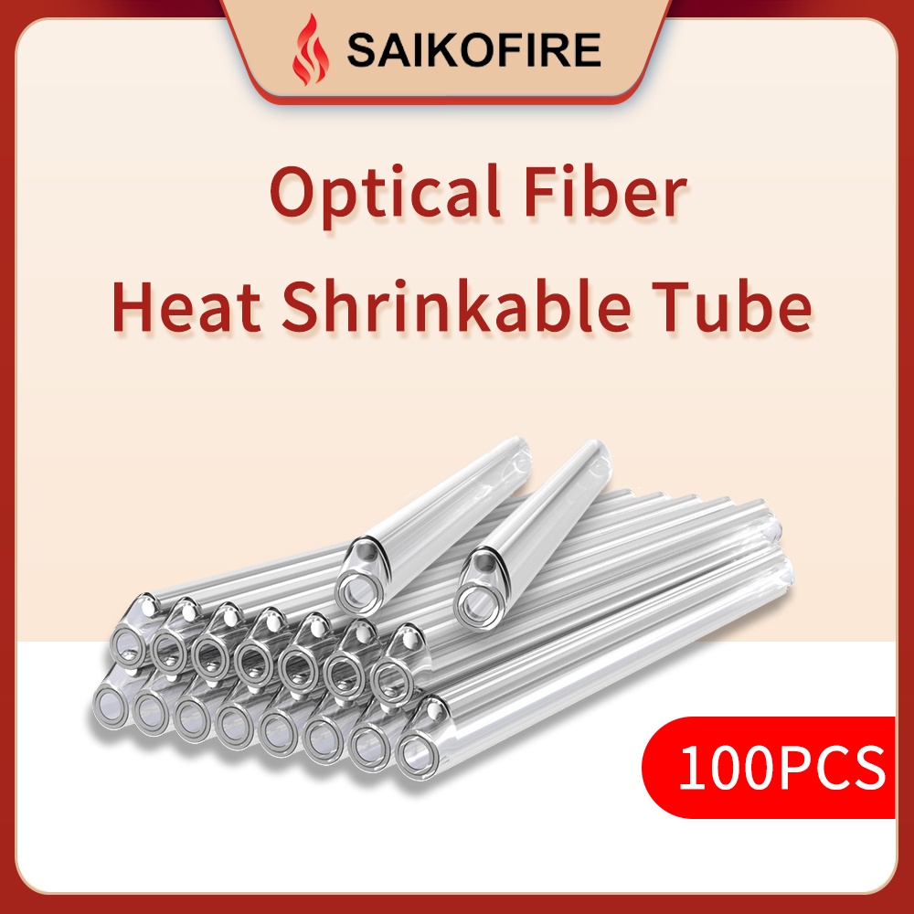 Premium Must 100pcs Fiber Heat Shrink Tube Single Steel Needle Optical Shrinkable 60mm Optic Splicing Protectio Quality - Image 3