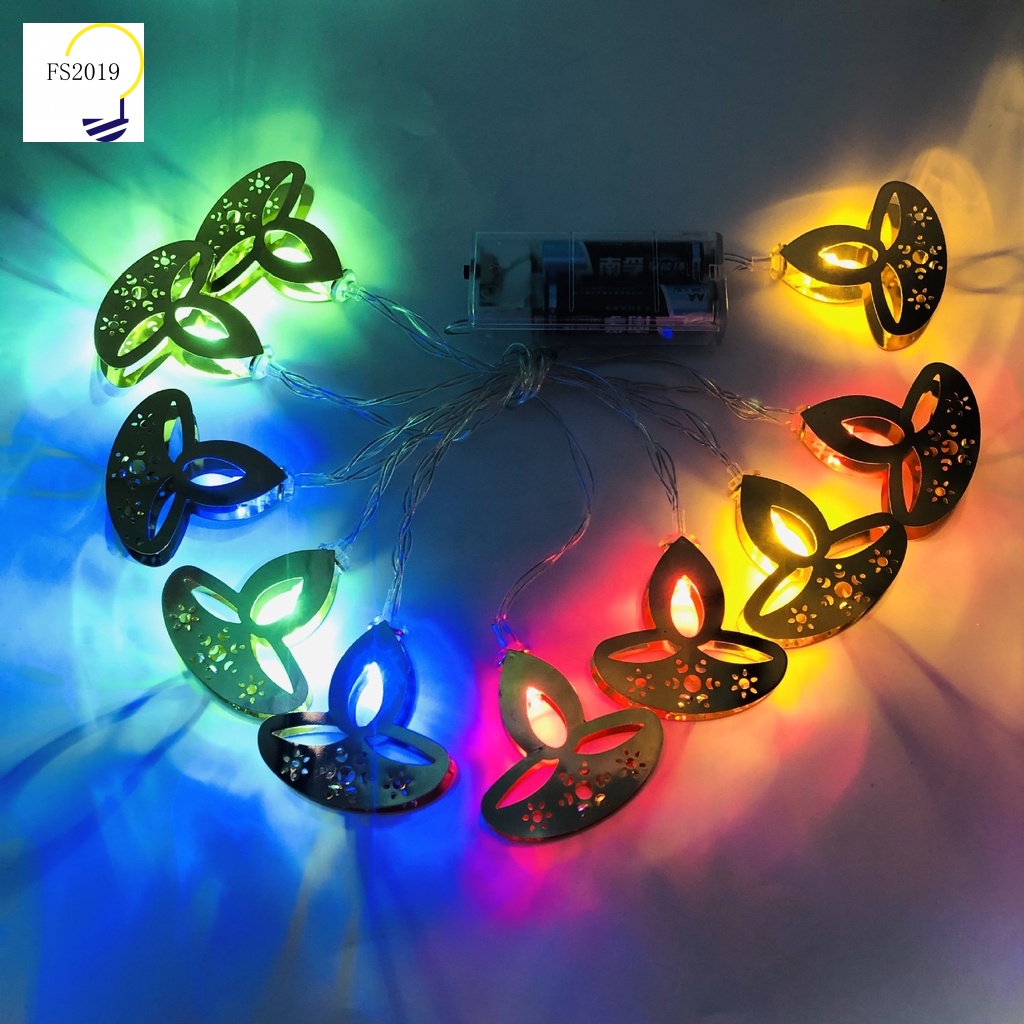 Diwali Decoration Lights USB & Battery Deepavali Fairy LED Light Candle Shape Festival Lighting Oil Lamp for Raya Ramadan Holiday Christmas New Year Lights