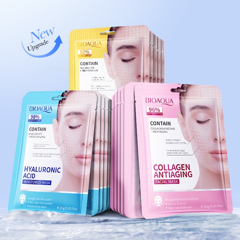 BIOAQUA Hyaluronic Acid Retinol Collagen Anti-Oxidant Anti-Aging Facial Mask Rejuvenating Hydrating Moisturizing Mask