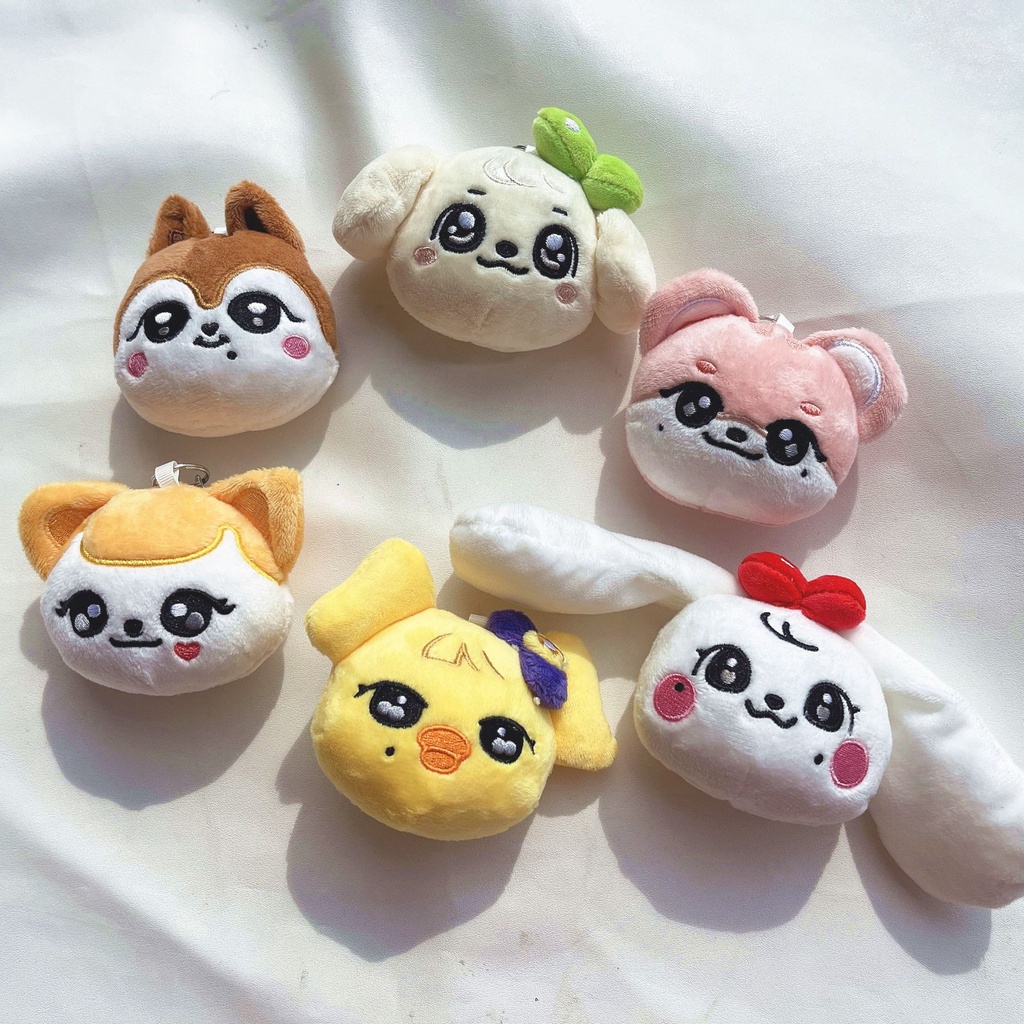 Kpop Idol IVE MINIVE Plush Doll Face Keyring | eBay